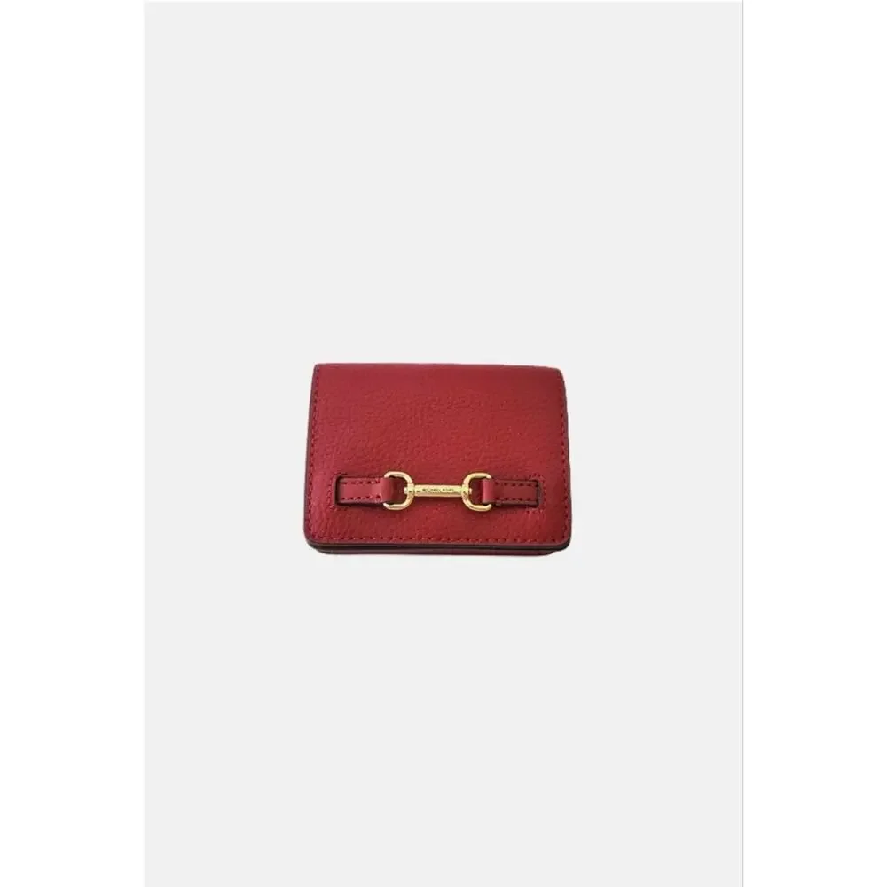 Women's Michael Kors Wallet One Size Red Gold